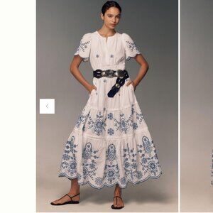 Anthropologie The Somerset Maxi Dress: Eyelet Edition